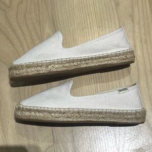 Soludos The Smoking Slipper Espadrille Cream/Off-White
